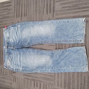 True Religion Mens Jean Size 42 Blue Jean Straight Flap